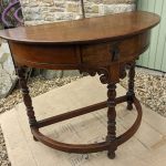 dark furniture before it was upcycled to lighter