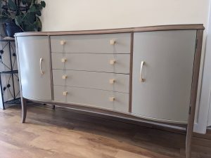 bespoke furniture created through upcycling a dark sideboard