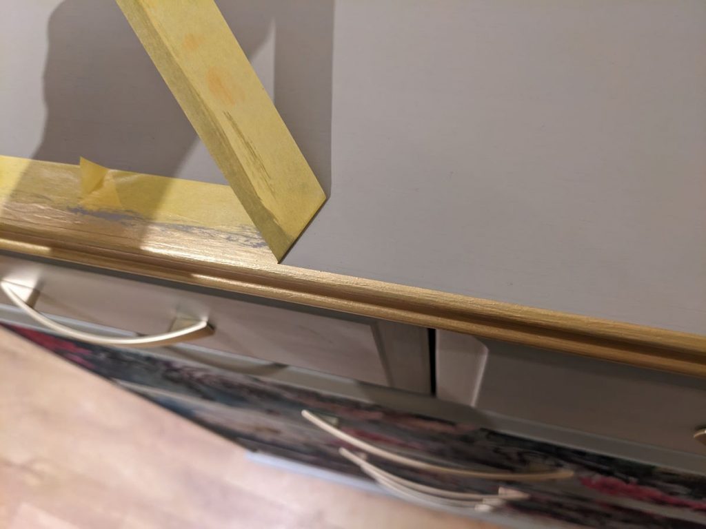 creating a perfect paint edge with masking tape