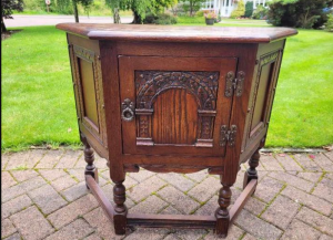 Commission to relove dark Old Charm cabinet