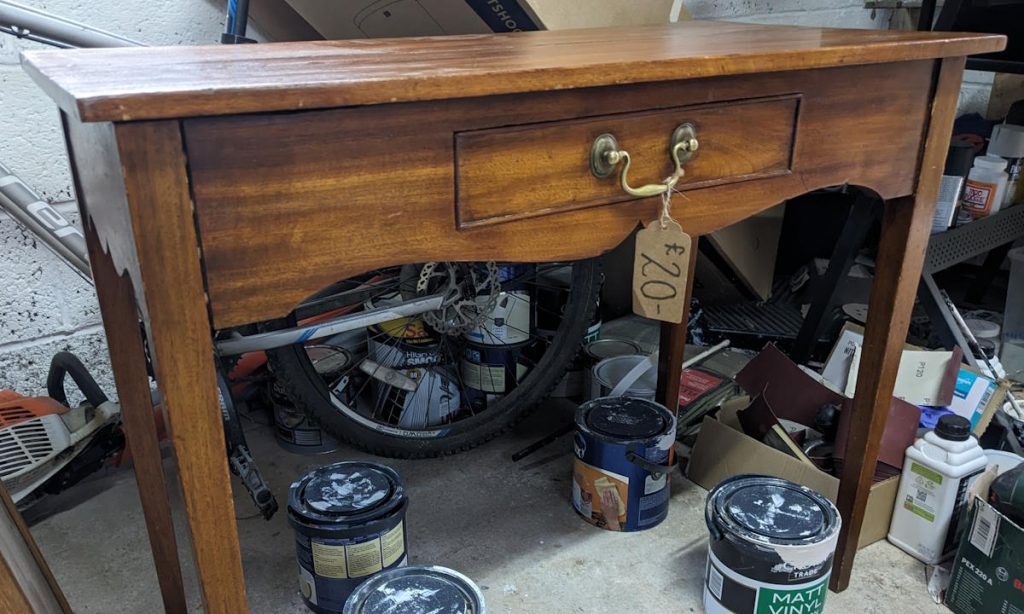 vintage console table