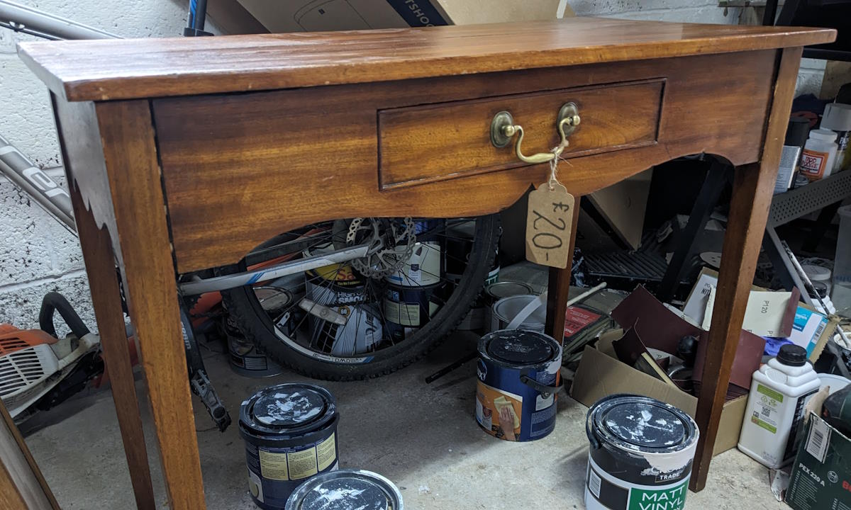 vintage console table