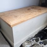 wooden chest needing upcycled and painted