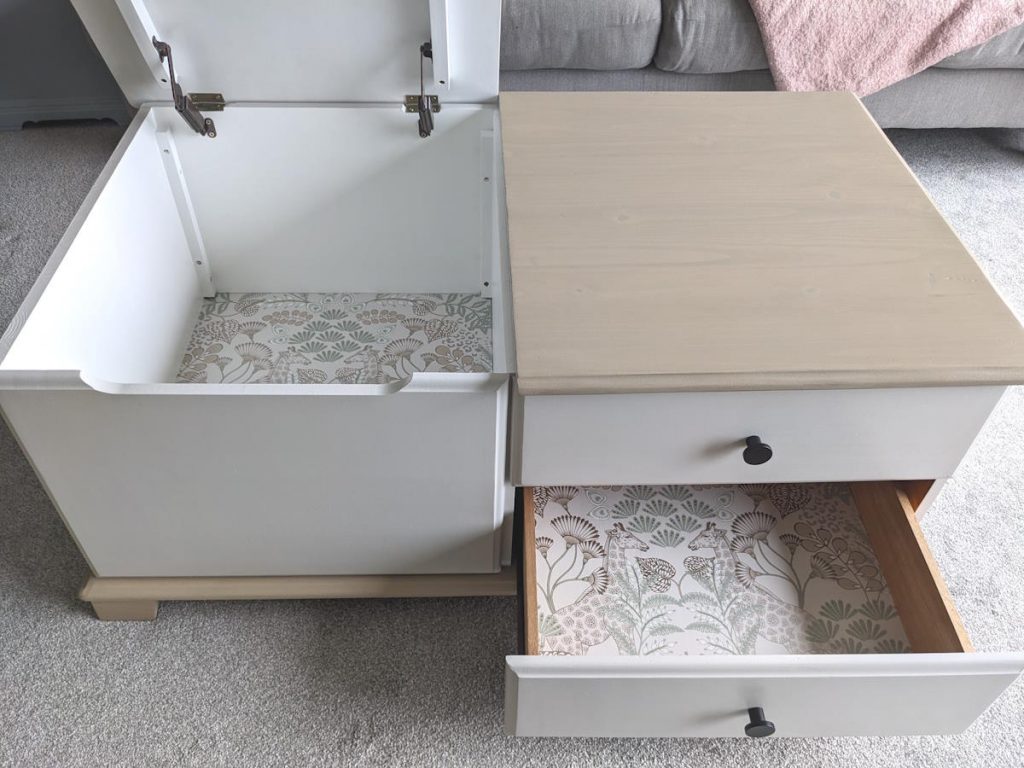 large rectangular coffee table with storage for sale