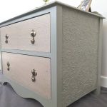 2 drawer vintage bedside table for sale