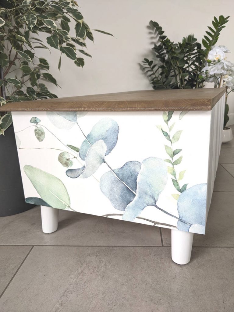 eucalyptus low rectangular coffee table for sale