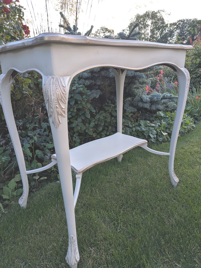 vintage French chateau style table